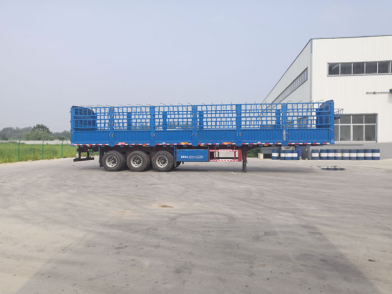 倉(cāng)欄式自卸半掛車